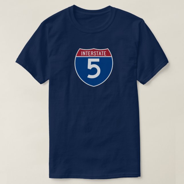 INTERSTATE 5 T-Shirt (Design Front)