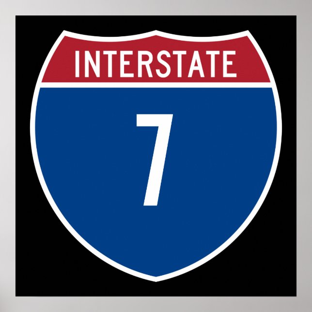 Interstate 7 poster (Front)