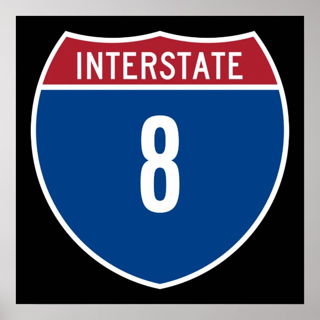 Interstate 8 poster (Front)