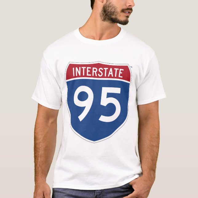 Interstate 95 Highway Shield Shirt (Front)