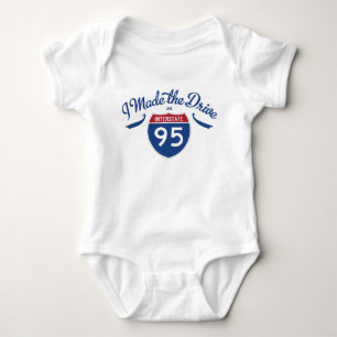 Interstate 95 One-Piece Baby Bodysuit