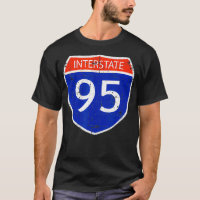 Interstate 95 Road Street Sign Funny Sarcastic Dis
