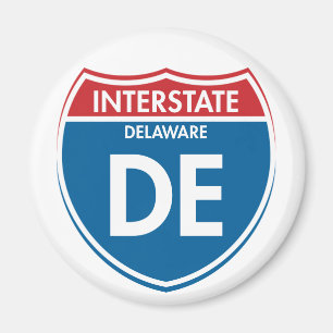 Interstate Delaware DE Magnet