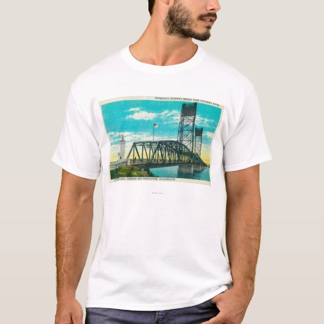 Interstate Highway Bridge over Columbia River T-Shirt (Front)