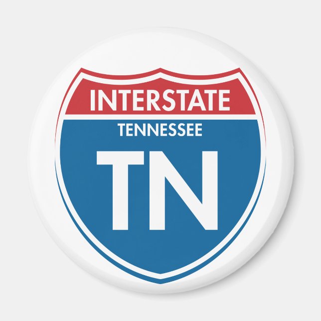 Interstate Tennessee TN Magnet (Front)