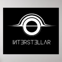 Interstellar Gargantua logo white