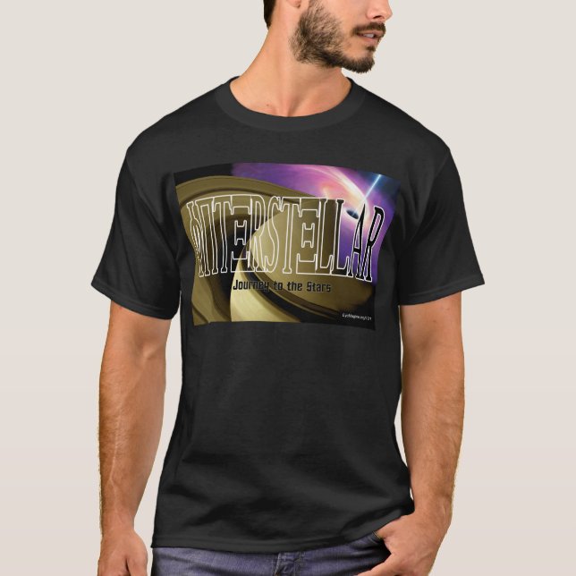 Interstellar Journey Dark T-Shirt (Front)