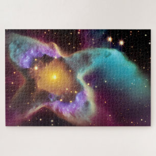 Interstellar pastel mystic spaceship cloud mirage jigsaw puzzle