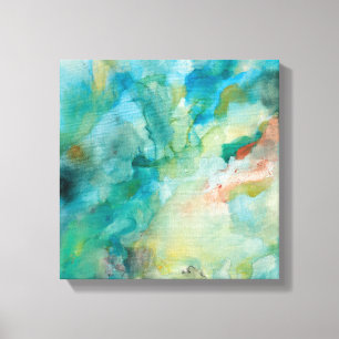 Interstellar   Teal Blue Sky Canvas Print