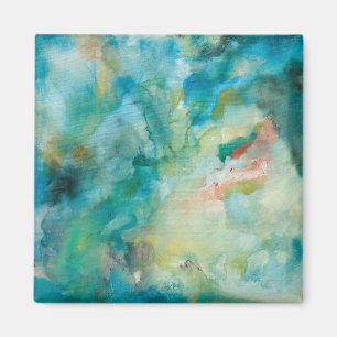 Interstellar Teal Blue Sky Magnet