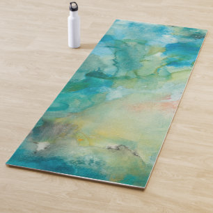 Interstellar   Teal Blue Sky Yoga Mat