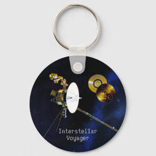 Interstellar Voyager Spacecraft Keychain