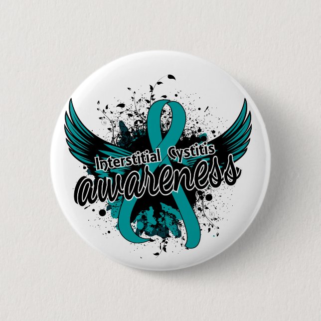 Interstitial Cystitis Awareness 16 2 Inch Round Button (Front)