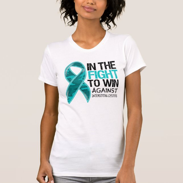 Interstitial Cystitis - Fight To Win T-Shirt (Front)