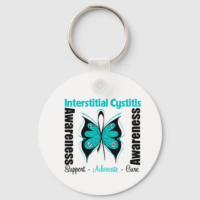 Interstitial Cystitis Keychain (Front)