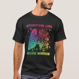 Interstitial Lung Disease Warrior Ribbons T-Shirt