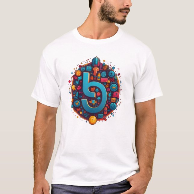 Intertwined 'AY' Logo  T-Shirt (Front)