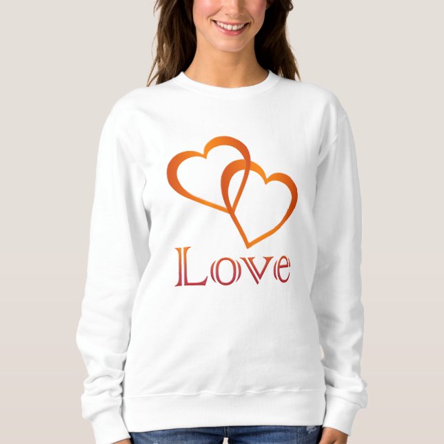 Intertwined Hearts Sweatshirt (Front)