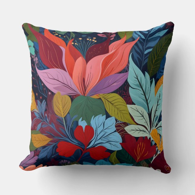 Intertwined Throw Pillow (Front)