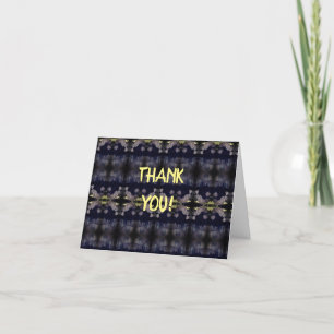 Intertwining Rose Petals Thank You Card