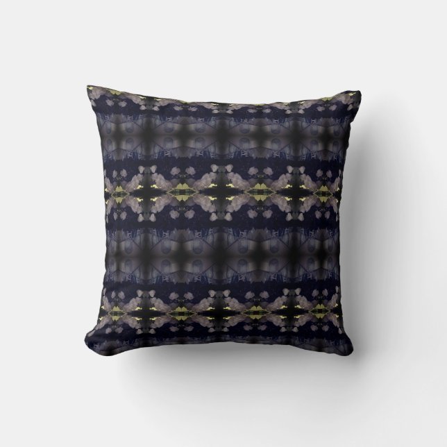 Intertwining Rose Petals Throw Pillow (Front)