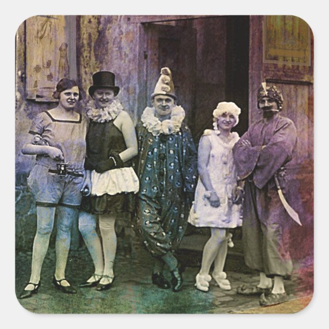 Interval at the Circus Square Sticker (Front)