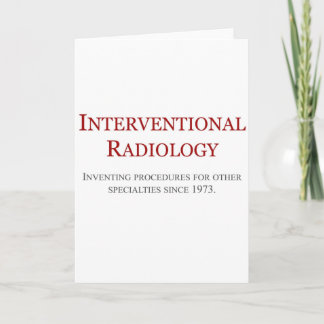 Interventional Radiology Card