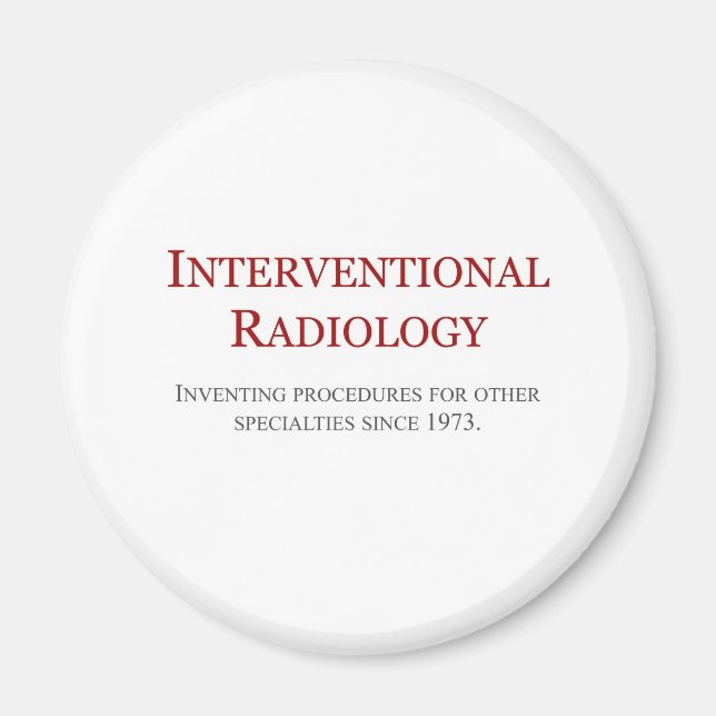 Interventional Radiology Magnet (Front)