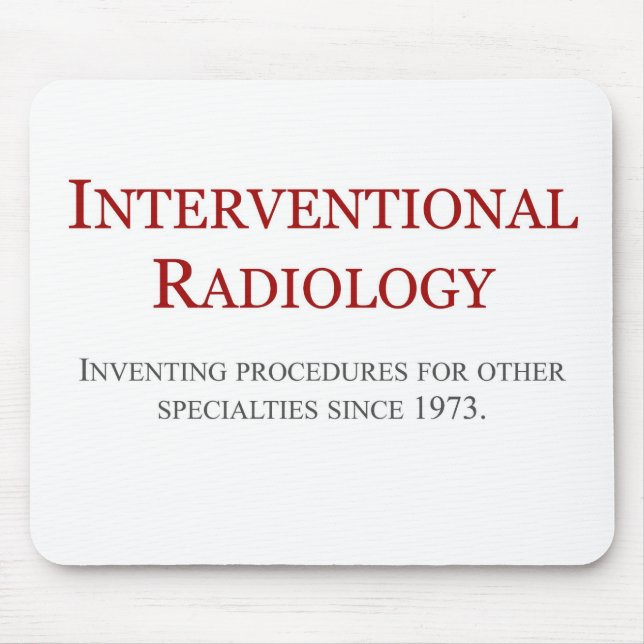 Interventional Radiology Mouse Pad (Front)