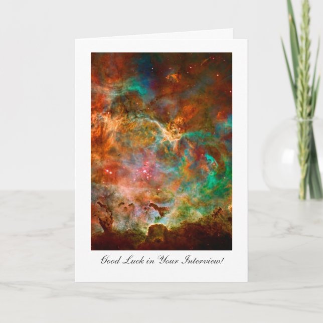 Interview Good Luck, Carina Nebula Star Journey Card (Front)