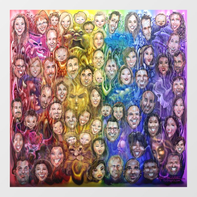 Interwoven Emotions Window Cling (Sheet)