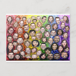 Interwoven Humanity Postcard