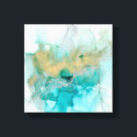 Interwoven Metallics Canvas Print<br><div class="desc">Interwoven Metallics by Jennifer Goldberger</div>