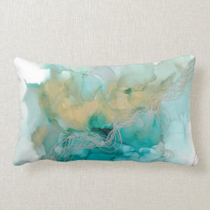 Interwoven Metallics Lumbar Pillow