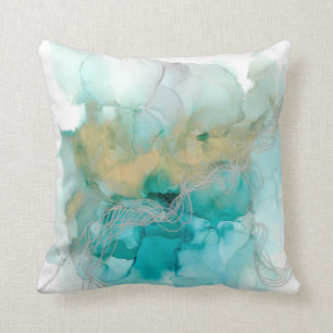 Interwoven Metallics Throw Pillow