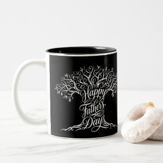Interwoven Tree Themed Father's Day Mug