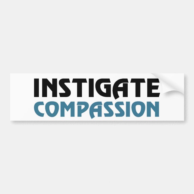 Intigate Compassion (The Great Karma Edition) Bumper Sticker (Front)