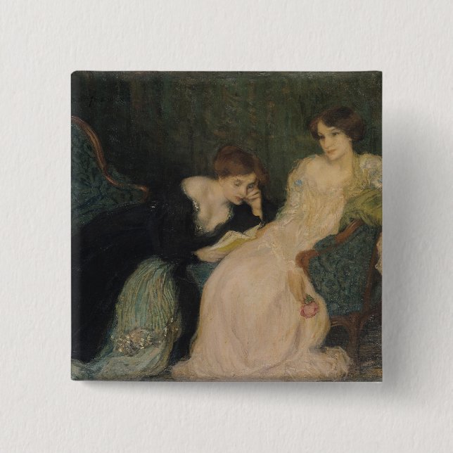 Intimacy 2 Inch Square Button (Front)