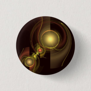 Intimate Connection Abstract Art Button (round)