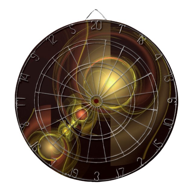 Intimate Connection Abstract Art Dartboard (Front)