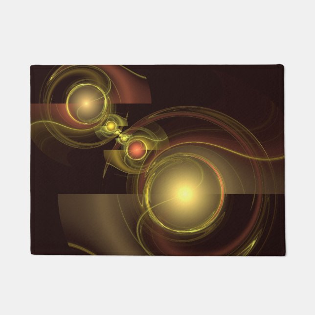 Intimate Connection Abstract Art Doormat (Front)