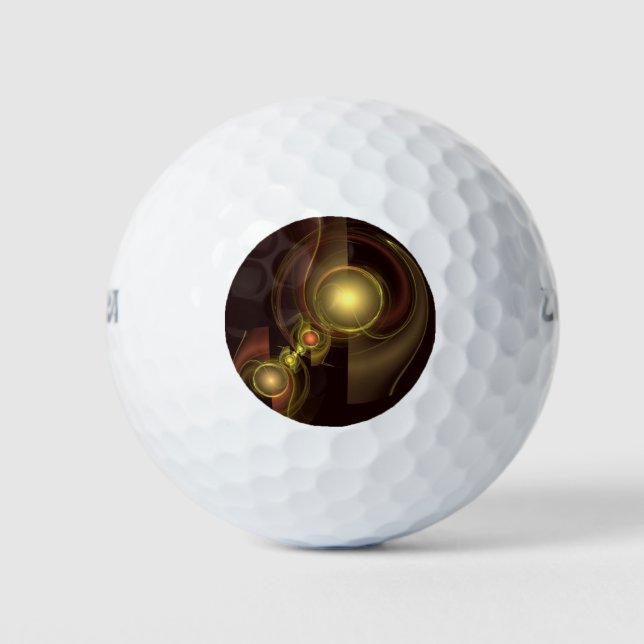 Intimate Connection Abstract Art Golf Balls (Front)