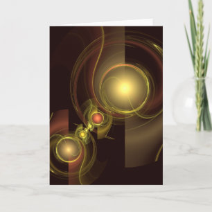 Intimate Connection Abstract Art Greeting Card