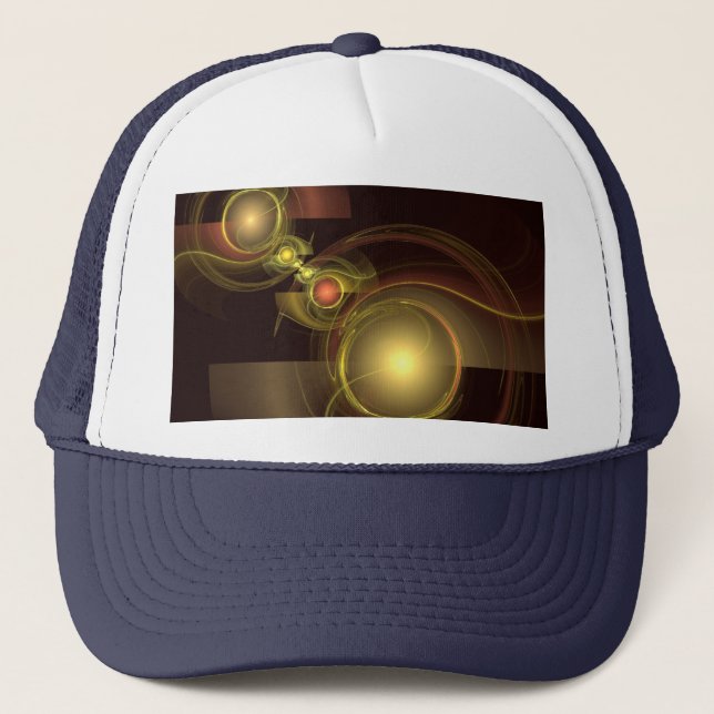 Intimate Connection Abstract Art Hat (Front)