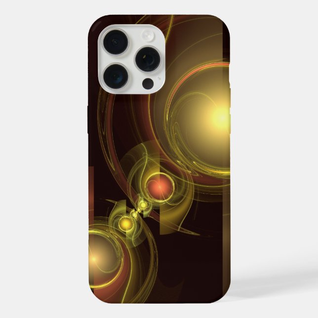 Intimate Connection Abstract Art iPhone Case (Back)