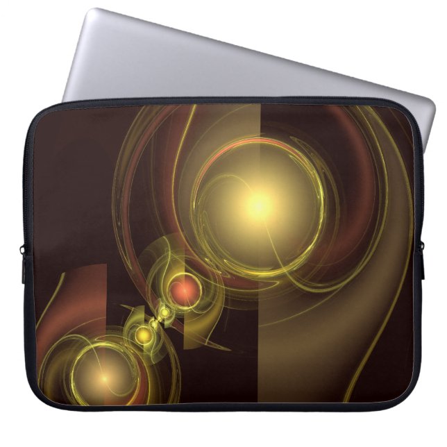 Intimate Connection Abstract Art Laptop Sleeve (Front)