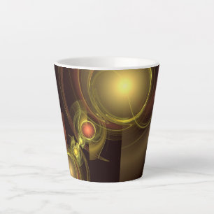 Intimate Connection Abstract Art Latte Mug