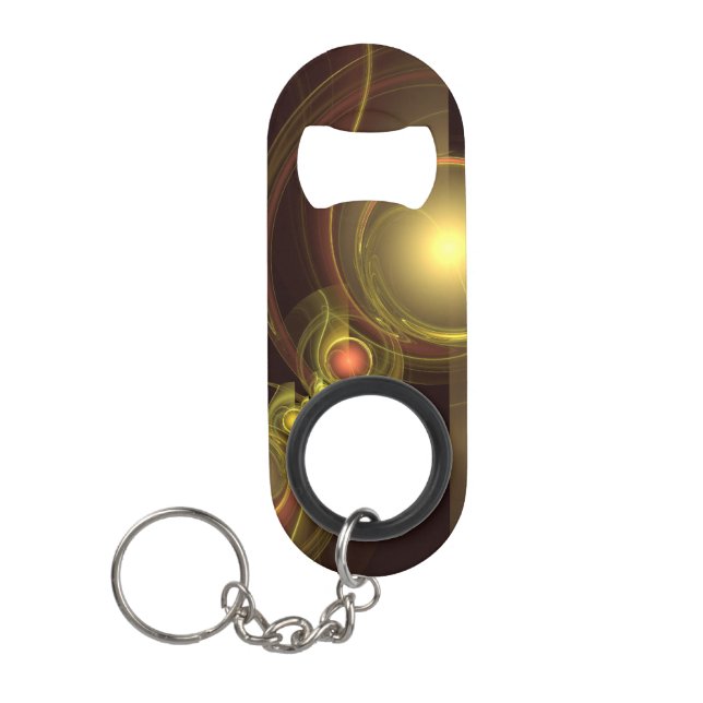 Intimate Connection Abstract Art Mini Bottle Opener (Front)