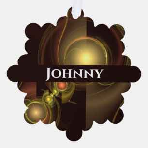 Intimate Connection Abstract Art Ornament Card