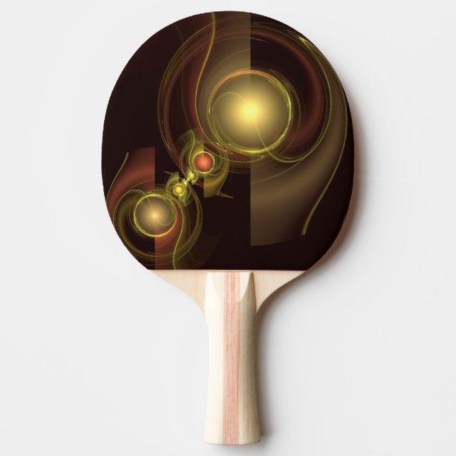 Intimate Connection Abstract Art Ping Pong Paddle (Front)